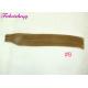 Soft And Straight 10 Inch Tape In Human Hair Extensions , Double Drawn Hair Weft