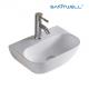 AB8306  Sanitary Ware Hand Made Above Counter Basin Round Bowl Integrated Ceramic Basin Bathroom Wall Hung Wash Basin