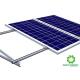 Free Penetration Wind Proof Ballasted Solar Mounting Systems Flat Roof Rust -