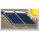 Anodized Aluminum Alloy Manifold Casing Heat Pipe Solar Collector with Solar Keymark