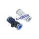One Touch PU Union Pisco Straight Plastic Metric Pneumatic Tube Fittings Replacement