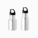 400ml Single wall stainless steel sports bottle staight body classical