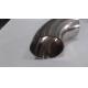 201 Stainless Steel Pipe Astm Round Tube  Elbow 90 Degree BA Bright