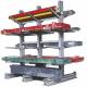 Warehouse Galvanised Cantilever Racking Cantilever Shelving System For Rebar Storage