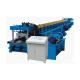 Thickness 1-3 MM Z Purlin Forming Machine , Hydraulic Drive Purlin Making Machine Blue Color