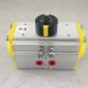 AT series double acting and single acting spring return pneumatic rotary actuator for valves