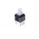 Self Locking 8mm Momentary Push Button Switch Single And Double Row SGS Approved