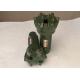 90mm DTH Drill Bit Low Air Pressure Green Color For Soft To Medium Hard Rock