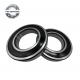 Black Chamfer 6217 2RS Deep Groove Ball Bearing Rubber Seal Low Noise For High Speed Motor