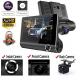 4 Inch Car Camcorder FHD 1080P Triple Lens DVR Dashboard Camera 170 Degree