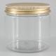 PET Plastic 95mm 13.52oz Clear Plastic Cosmetic Containers
