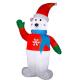 Factory Customized Christmas Holiday Family Party Outdoor Funny Inflatable Snowman Display