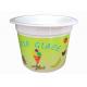 White Yogurt Disposable Ice Cream Cups With Plastic Film 120ml 4oz