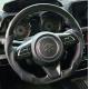 Suzuki Series Black Carbon Fiber Steering Wheel With Enhanced Grip For Heavy Duty Vehicles