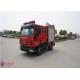 Small capacity Five Seats Imported Chassis 4x2 Drive Foam Fire Truck