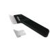 Black Handy Grout Scraper for Removing Old Silicone Grout in Sanitary Areas with Replacement Blade