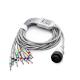 10 Leads ECG EEG EKG Cable for Schille Bionet Patient Monitors TPE Insulated Lead Wires
