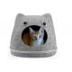 Cozy Bed House EN71 13x16 Felt Cat Cave With Zipper