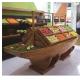 Supermarket Retail Store Shelves Wood Fruit And Vegetable Shelf