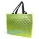 Promotional custom printing shopping tote bag PP laminated foldable handle non woven bag, promotional shopping nylon non