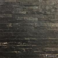 Slate Culture Stone Cheap Black Slate Ledge Stone, China Stacked Wall Claddinga