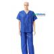 Disposable Non Woven SMS Scrub Suits Tops Surgical Hospital Uniform