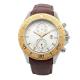 Luxuty Ladies Gold Watches , Mechanical Watch Womens With Dual Time