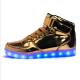 Young Fashional Rechargeable LED Sneakers With Light Safe Built - In Lithium Batteries