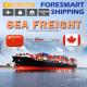 China To Canada International Sea Freight Services