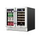 24 Undercounter Dual Zone Wine and Beverage Fridges