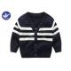 Sofy Kid Boys Striped Cardigan Sweater , Cotton Children's Knitted Cardigans