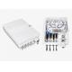 Outdoor Distribution Box FTTH 8 cores Optical Joint Machine ABS Material Terminal Box