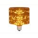 Child Bedroon 3w Decorative Filament Light Bulbs G80 Ice Square Glass