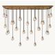 Classic RH Chandelier With Brass Finish / Candelabra Bulb Type Bulb Types A Work