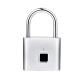 Rainproof USB Smart Rim Lock / Biometric Padlock Rechargeable Lock