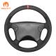 20*15*7cm Hand Sewing Soft Suede Steering Wheel Cover for Mercedes-Benz W208 C208 W210 W463 E-Class E320 CLK