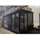 Removable 20ft Prefabricated Retro Shipping Container Exhibition