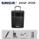 12 Compact Mobile USB, SD, DVD Active PA Speaker System With FM Radio, VHF Microphone