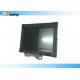 6mm Anti-vandal SAW touch Custom Monitor with VGA DVI 1024X768 For Applications