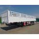 100 Tons Fence Semi Trailer Warehouse Railing Cargo Transport Vehicle 13 Meter Flower Basket Semi Trailer