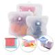 1.5L Sandwich Preservation Silicone Food Pouches Reusable Food Storage Bags