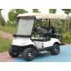 White Color 70km-110km Electric 4 Seater Golf Cart 27mph-35mph Custom