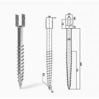 Screw Helical Ground Screws For Foundation Solar Support Spiral Galvanised
