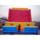 Gaint Red Inflatable Rock Climbing Mountain , Inflatable Amusement Park