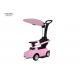 Canopy Childs Push Along Car 6.2KG Pink Mini Push Along Car 80*41*92CM