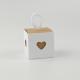 Biodegradable 5.5cm Candy Kraft Paper Favor Boxes With Rope Ring