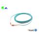 OM3 50 / 125 Multimode LC to LC 10G Fiber Patch Cord 2.0mm LSZH Zipcord for 10G application data center