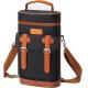600D Polyester Thermal Custom Insulated Cooler Bag 2 Bottle Portable Tote Carrier