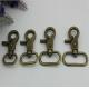 India hot sales anti brass zinc alloy all kinds of size heavy duty snap hook for bags