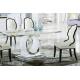 luxury modern rectangle marble dining room table furniture